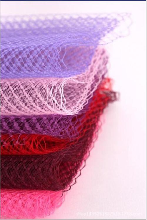 現貨25cm金銀絲大眼網紗新娘頭飾菱形網布頭紗網眼布大目網臺灣網